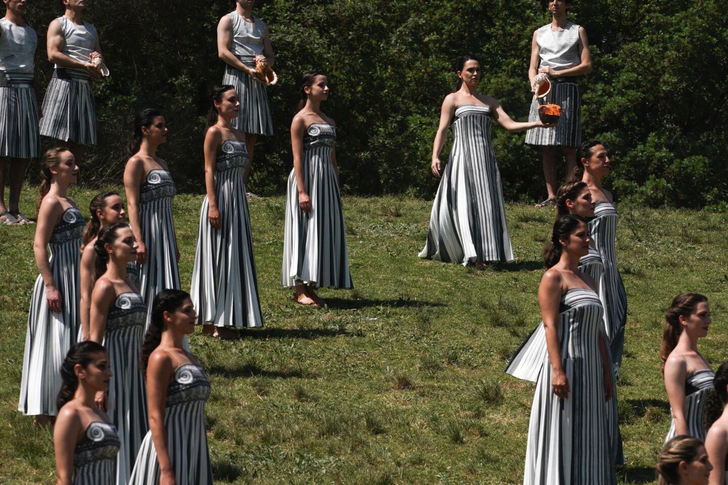 Η Επίσημη Πρόβα της Τελετής Αφής της Ολυμπιακής Φλόγας