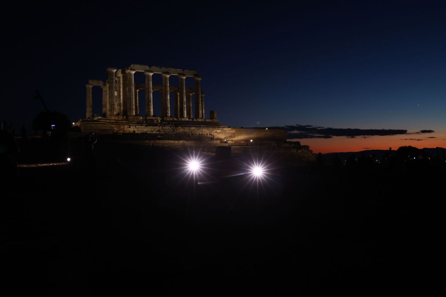 Ο νέος φωτισμός αναδεικνύει με μοναδικό τρόπο την αρχιτεκτονική του μνημείου