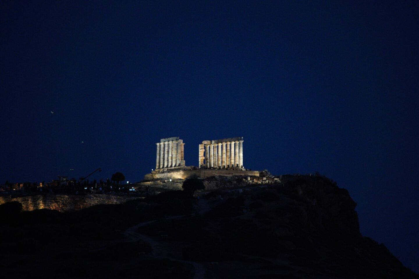 Ο νέος φωτισμός προσδίδει νέες διαστάσεις στο μνημείο