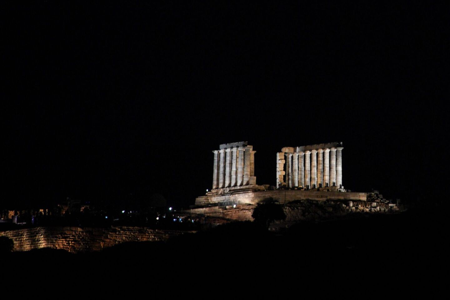 Ο νέος φωτισμός προσδίδει νέες διαστάσεις στο μνημείο