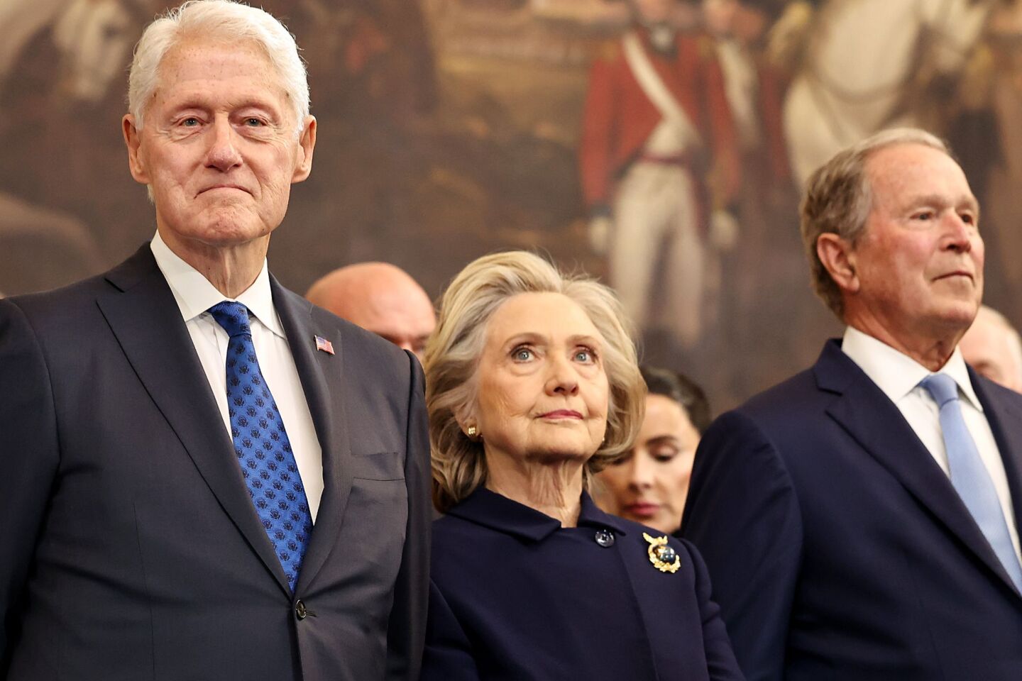 Οι Κλίντον και ο Μπους