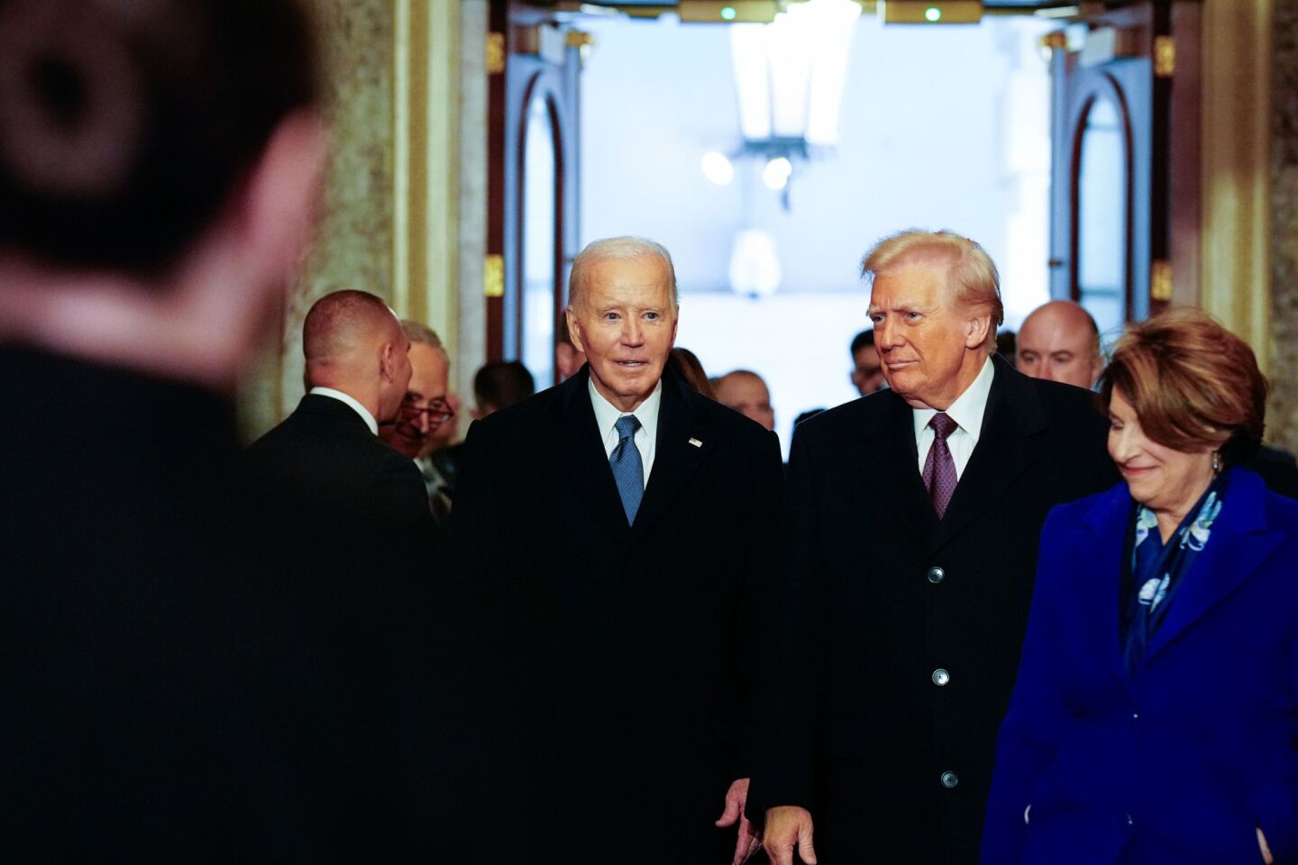 Τζο Μπάιντεν και Ντόναλντ Τραμπ έφτασαν στο Καπιτώλιο