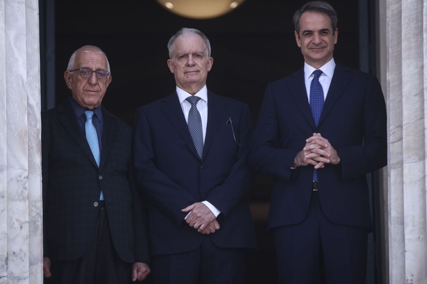 Νικήτας Κακλαμάνης, Κωνσταντίνος Τασούλας και Κυριάκος Μητσοτάκης