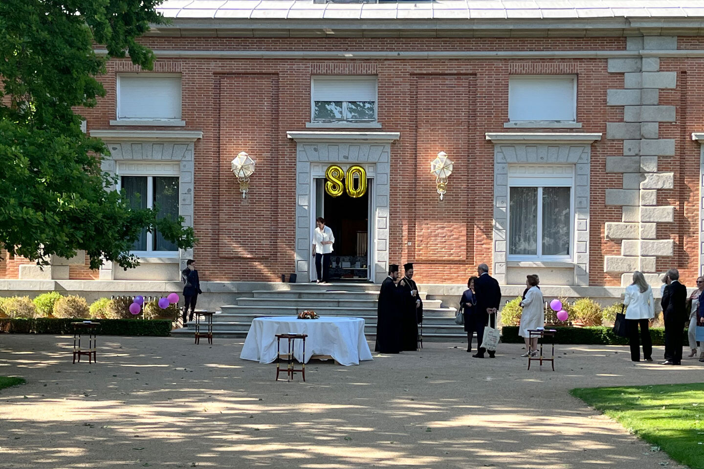 Στα 80ά γενέθλια της πριγκίπισσας Ειρήνης στο Παλάτι της Θαρθουέλα