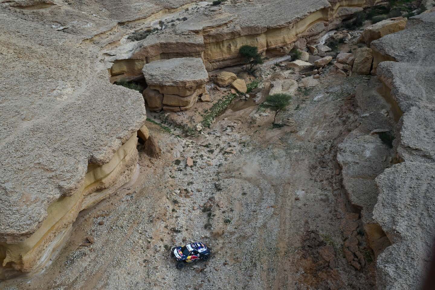 Στιγμιότυπο από τον αγώνα Rally Dakar 2020