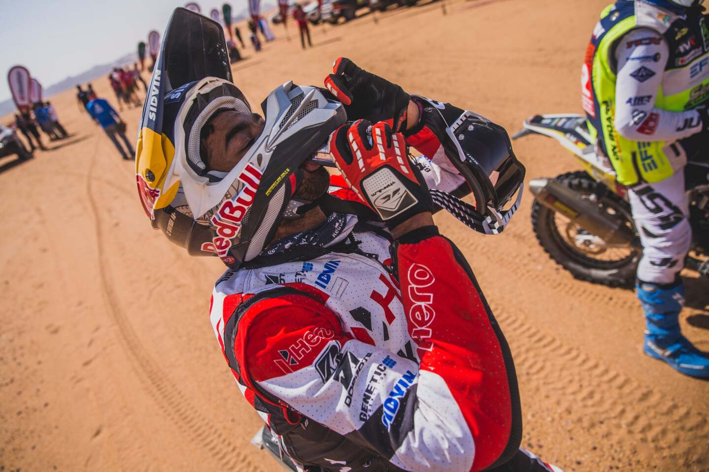 Στιγμιότυπο από τον αγώνα Rally Dakar 2020