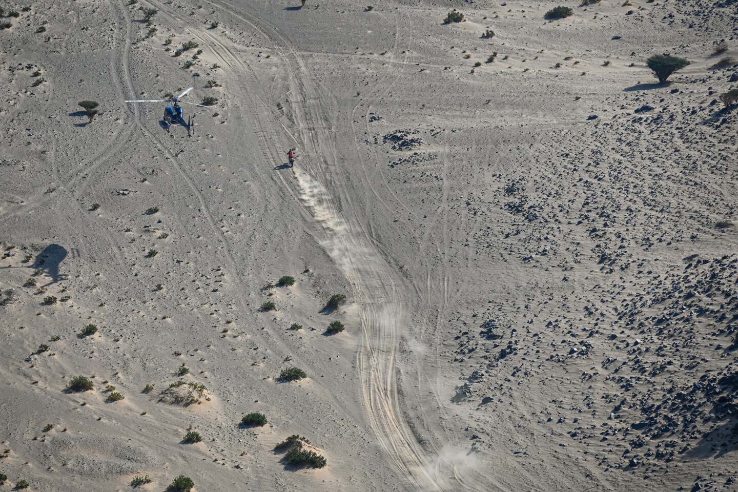 Στιγμιότυπο από τον αγώνα Rally Dakar 2020