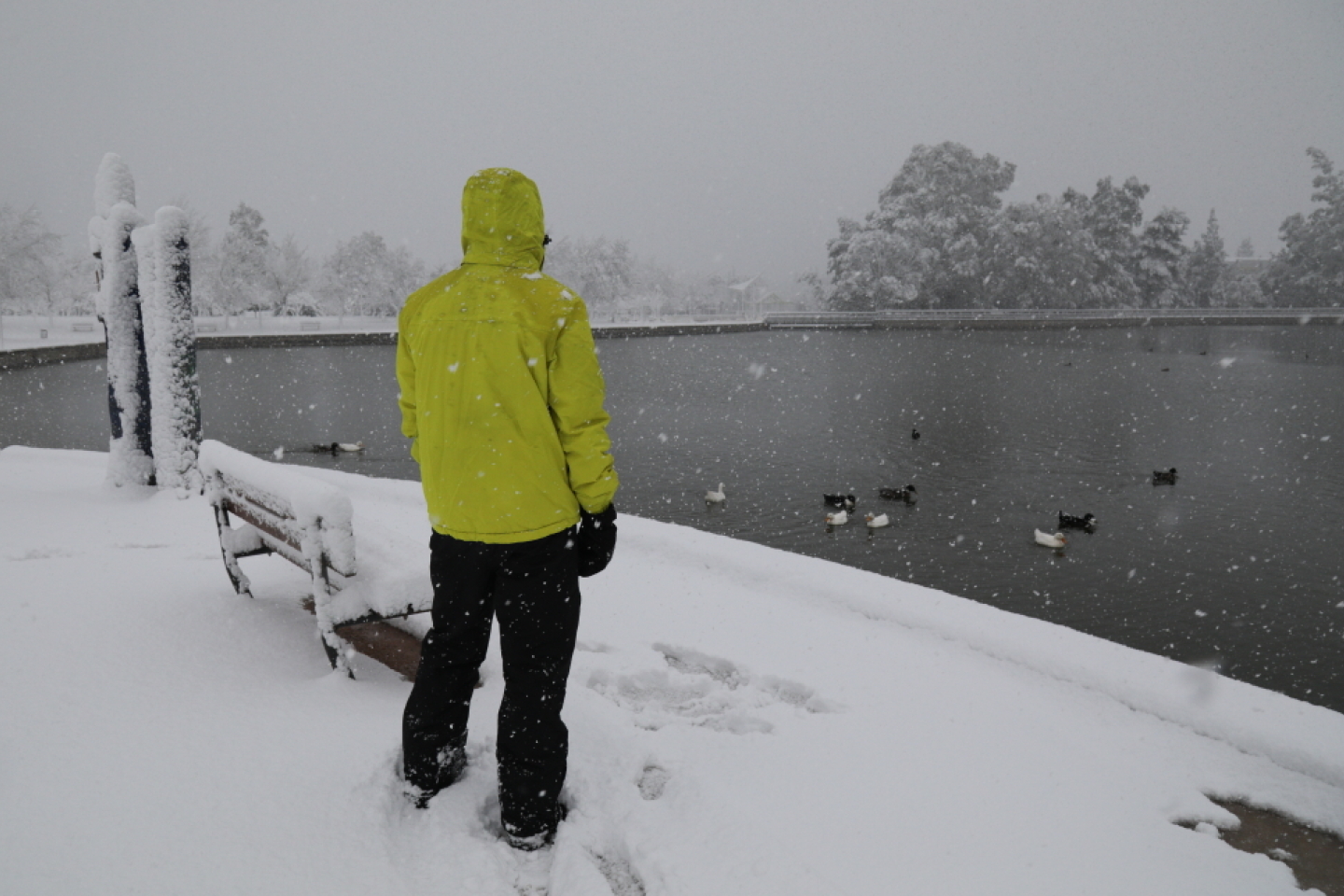 Χιονισμένη Αθήνα