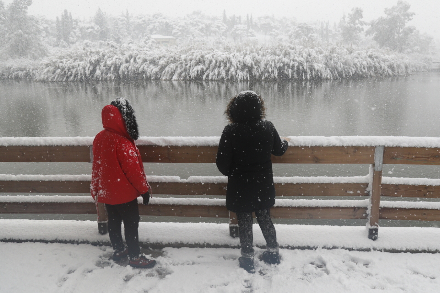Χιονισμένη Αθήνα