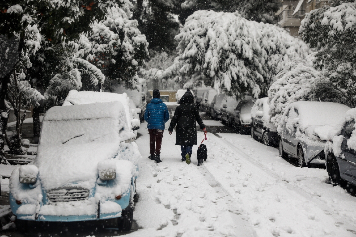 Χιονισμένη Αθήνα