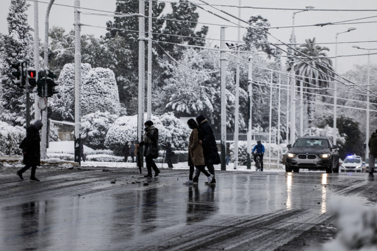 Χιονισμένη Αθήνα