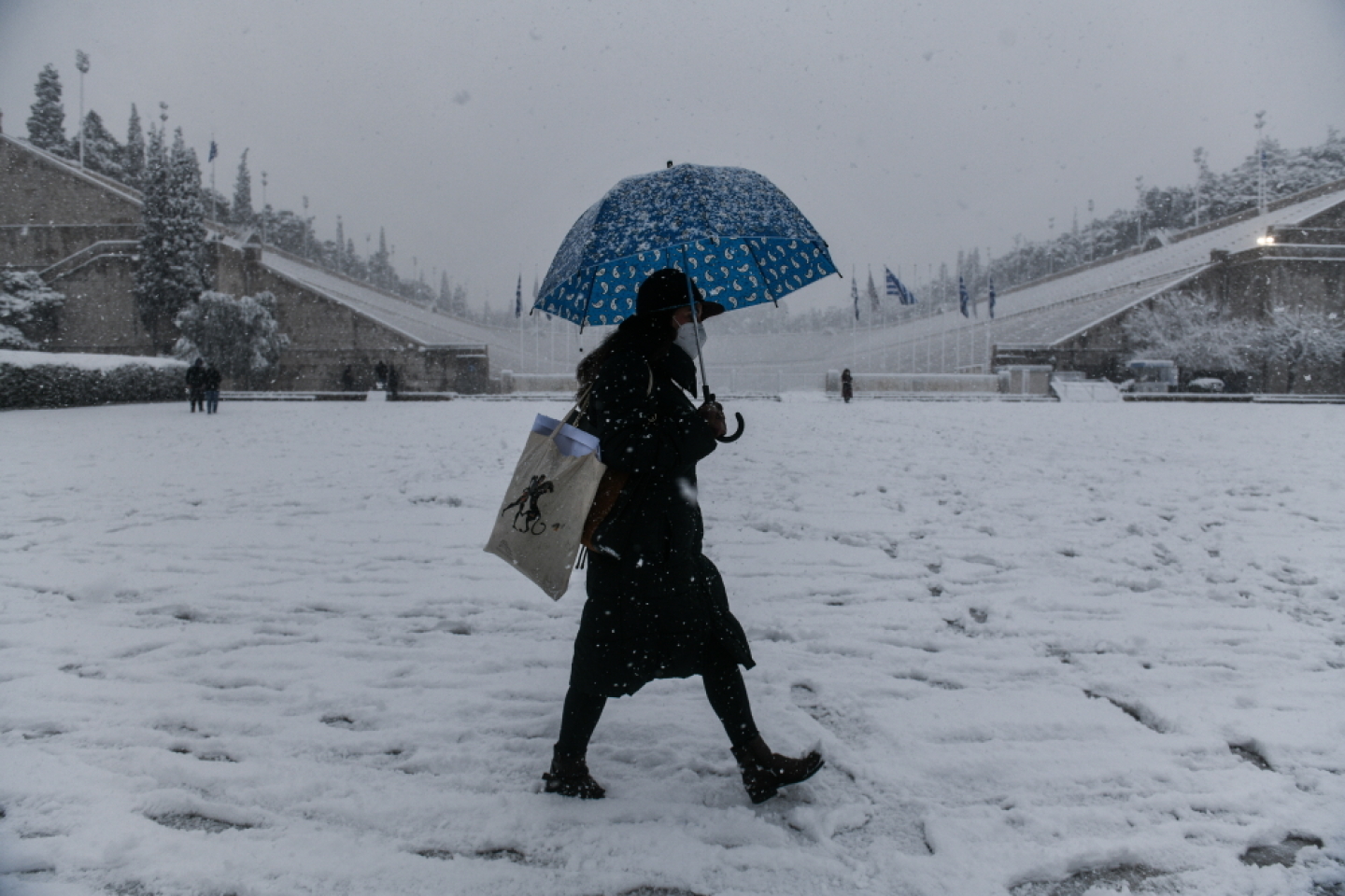 Χιονισμένη Αθήνα