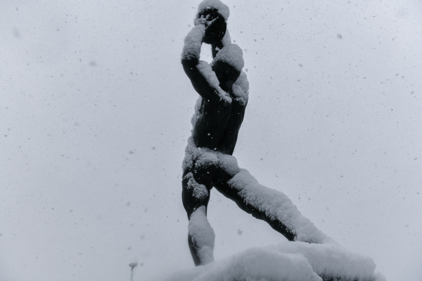 Χιονισμένη Αθήνα