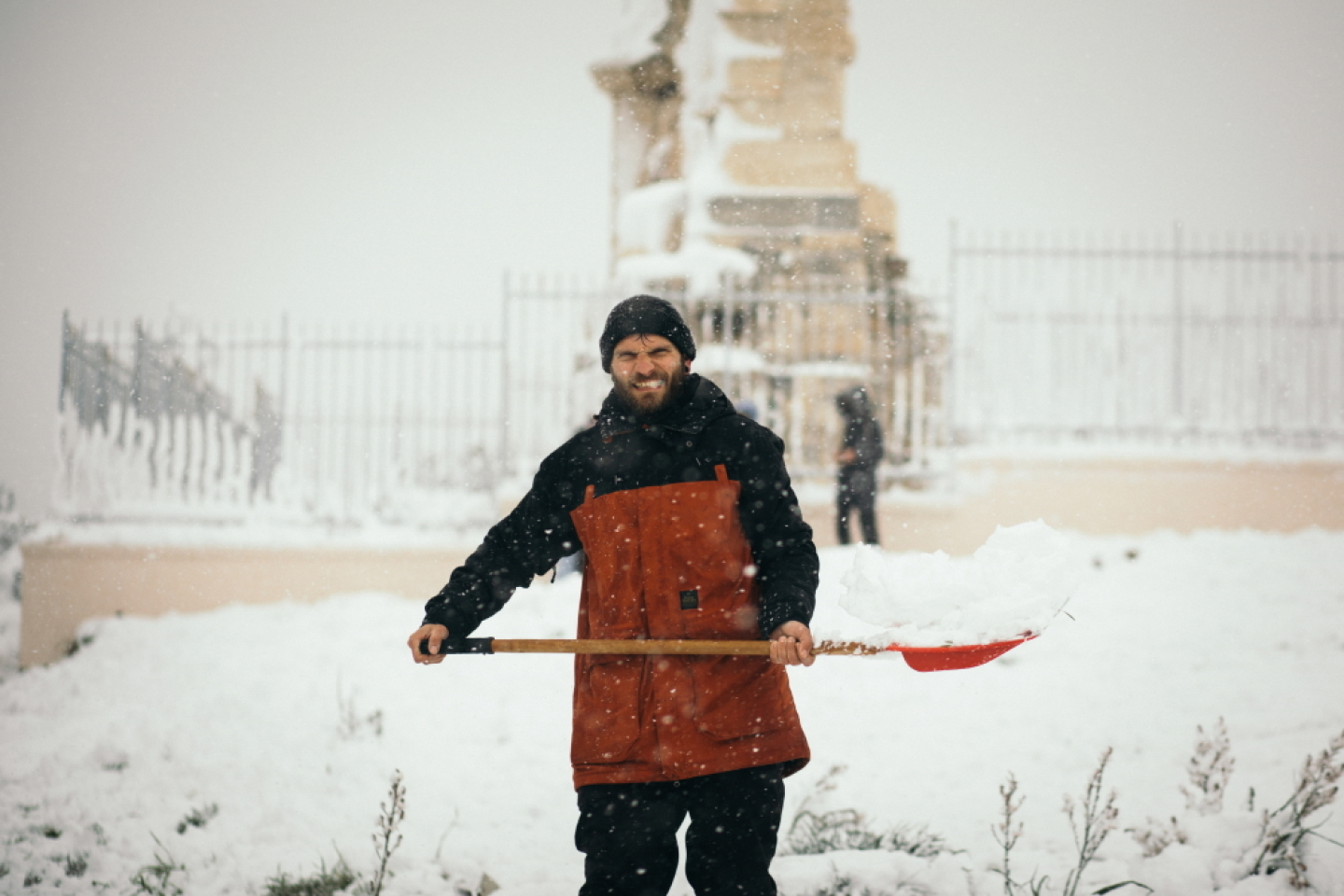 Snowboard στην Ακρόπολη