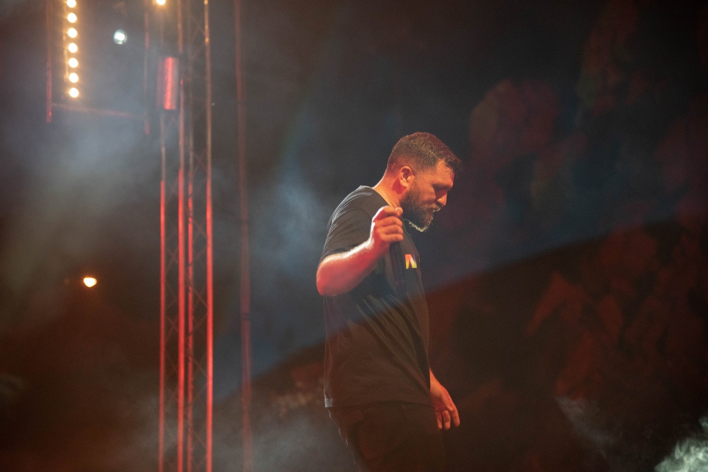 Anser - Στιγμιότυπο από hip hop συναυλία στο Κατράκειο Θέατρο Νίκαιας