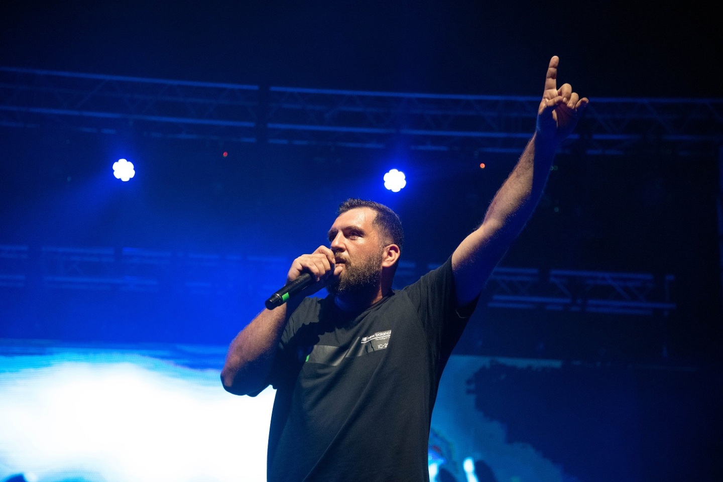 Anser - Στιγμιότυπο από hip hop συναυλία στο Κατράκειο Θέατρο Νίκαιας