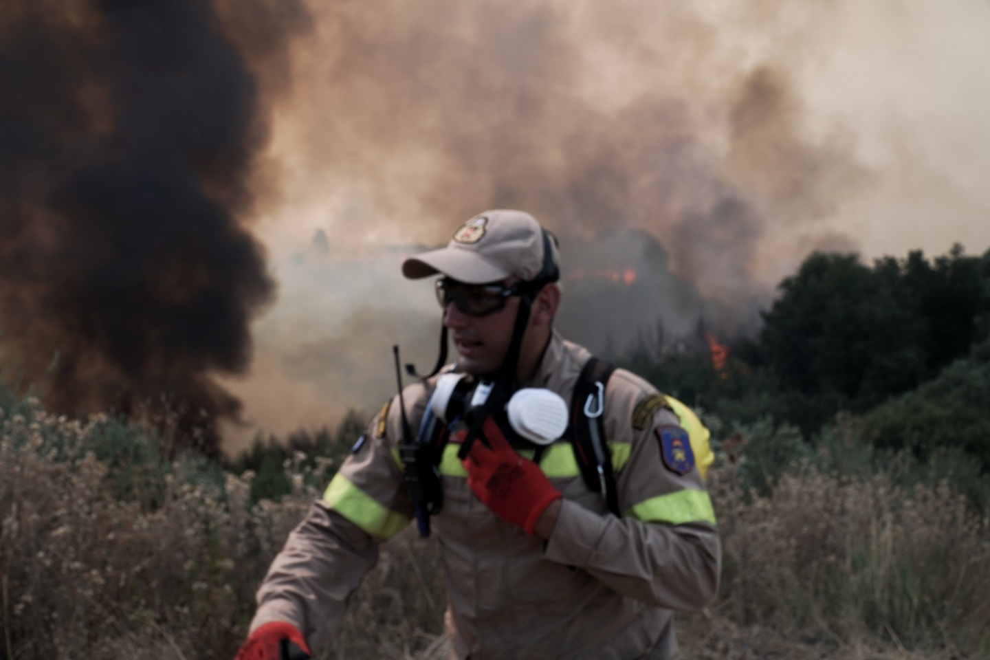 Πυρκαγιά στο Χελιδόνι Ηλείας, Πέμπτη 5 Αυγούστου 2021