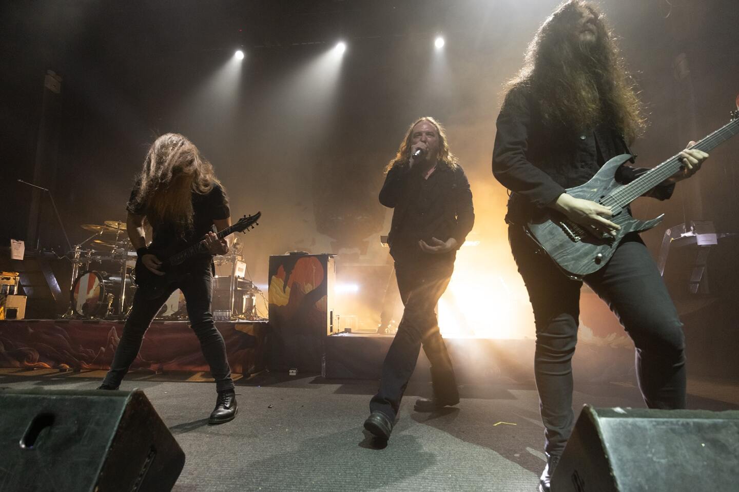 Στιγμιότυπο από τη συναυλία των Dark Tranquillity στην Αθήνα