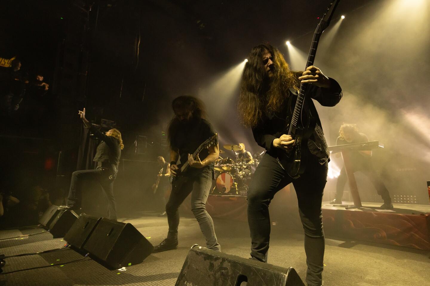 Στιγμιότυπο από τη συναυλία των Dark Tranquillity στην Αθήνα