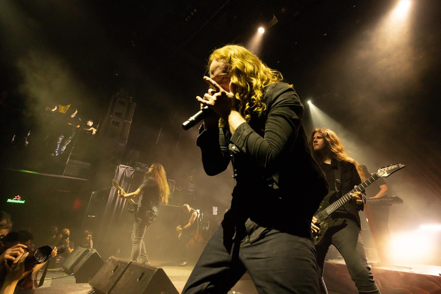 Στιγμιότυπο από τη συναυλία των Dark Tranquillity στην Αθήνα