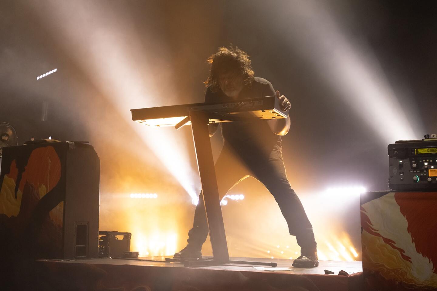 Στιγμιότυπο από τη συναυλία των Dark Tranquillity στην Αθήνα