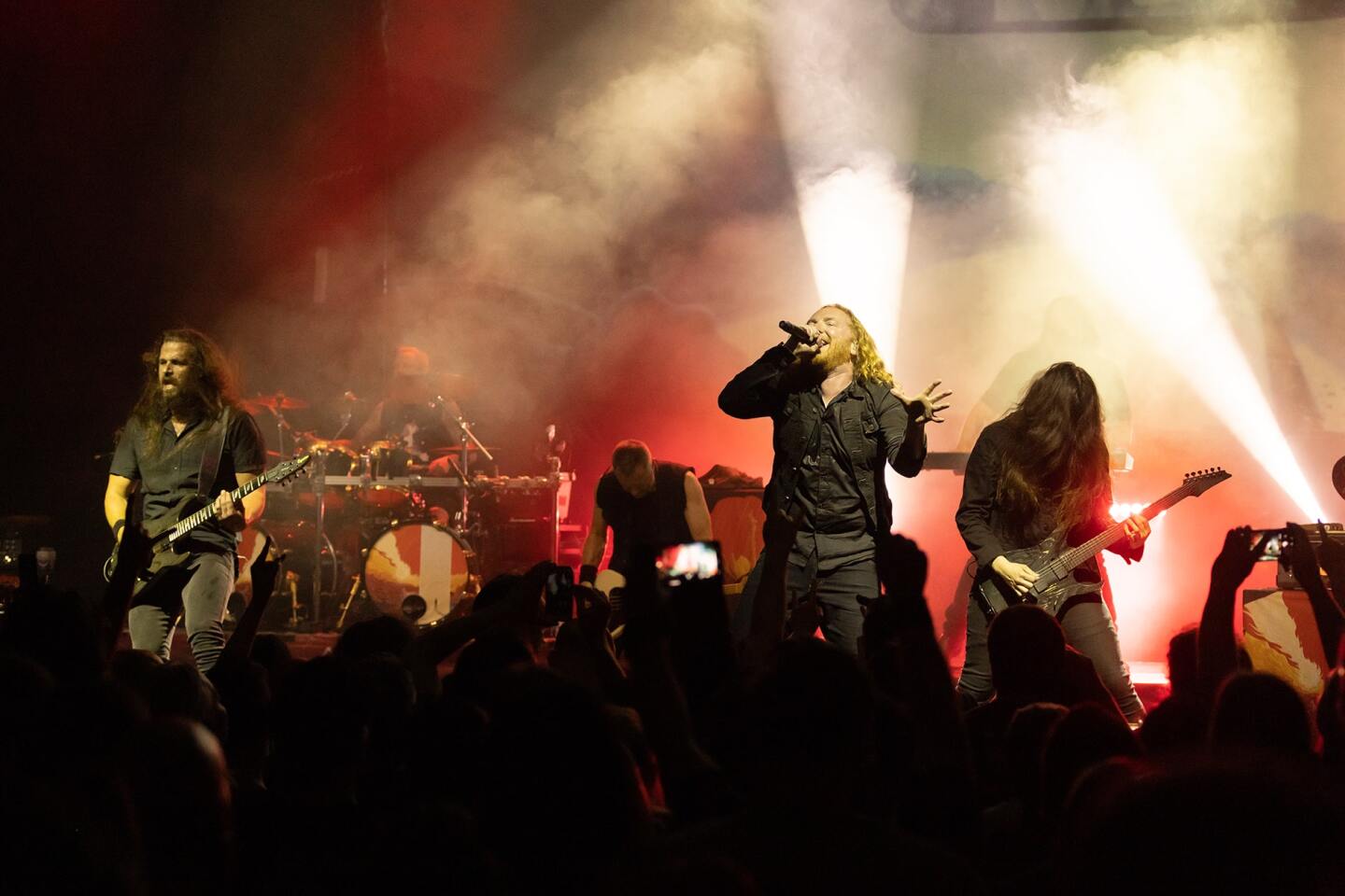 Στιγμιότυπο από τη συναυλία των Dark Tranquillity στην Αθήνα