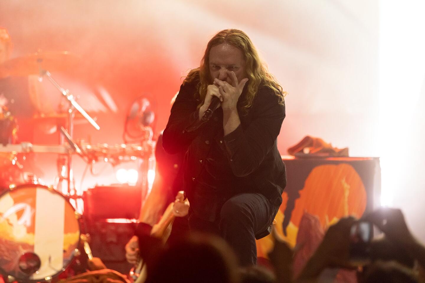 Στιγμιότυπο από τη συναυλία των Dark Tranquillity στην Αθήνα