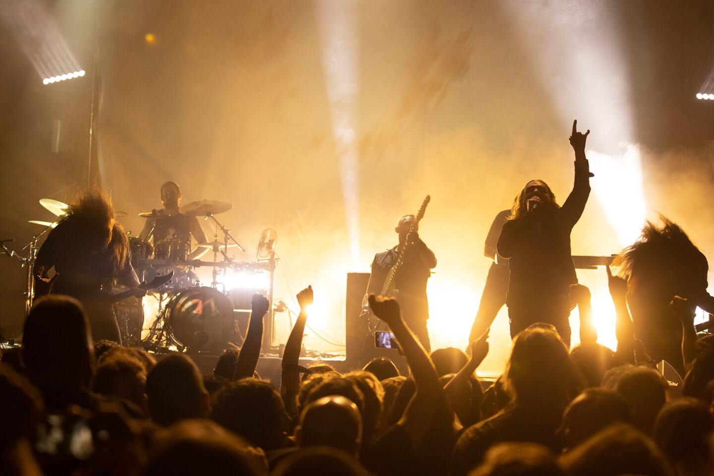 Στιγμιότυπο από τη συναυλία των Dark Tranquillity στην Αθήνα