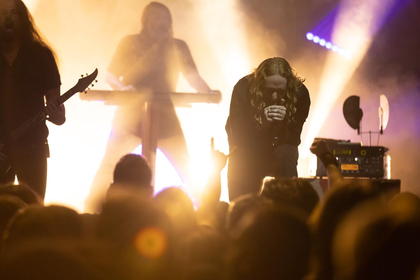 Στιγμιότυπο από τη συναυλία των Dark Tranquillity στην Αθήνα