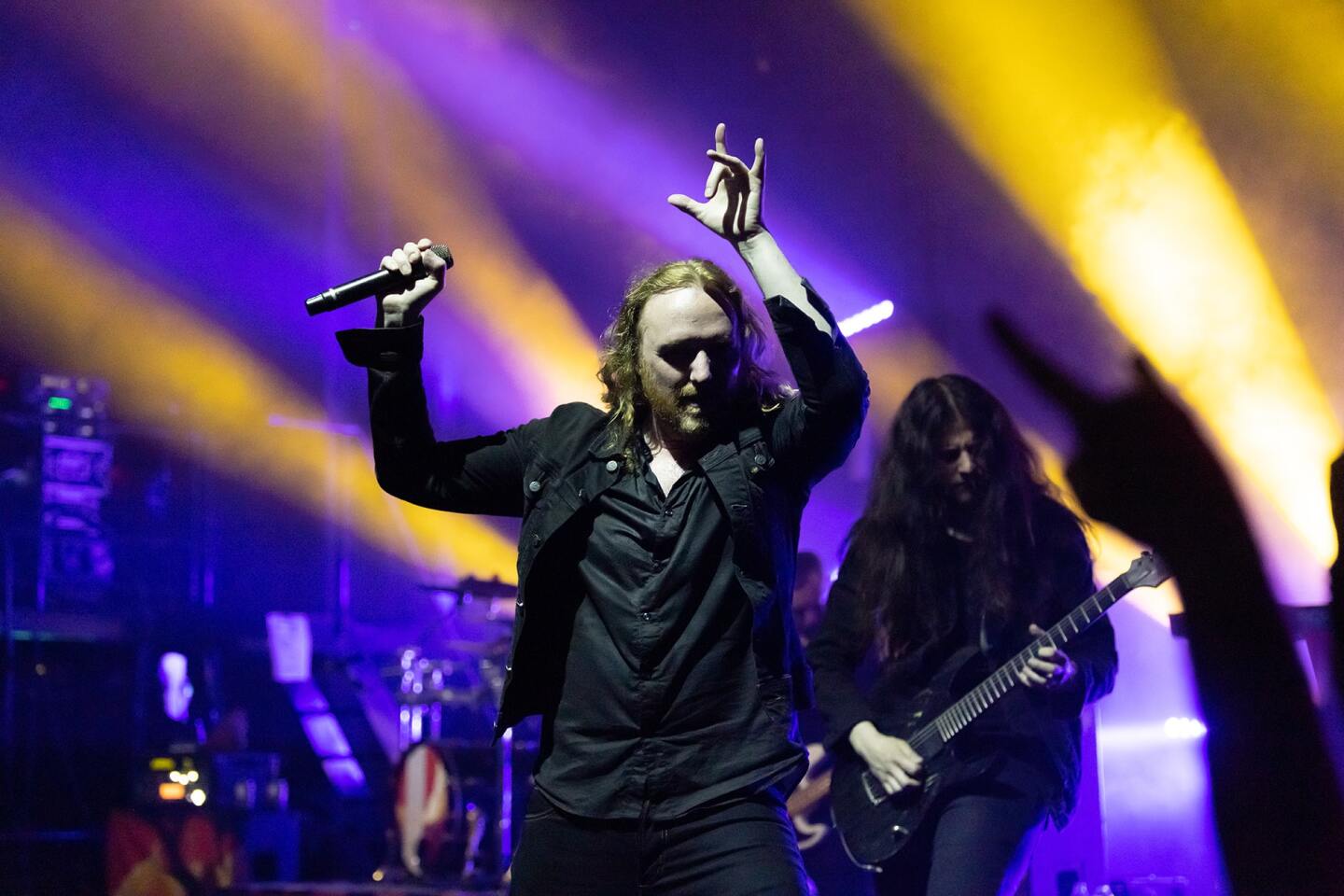 Στιγμιότυπο από τη συναυλία των Dark Tranquillity στην Αθήνα