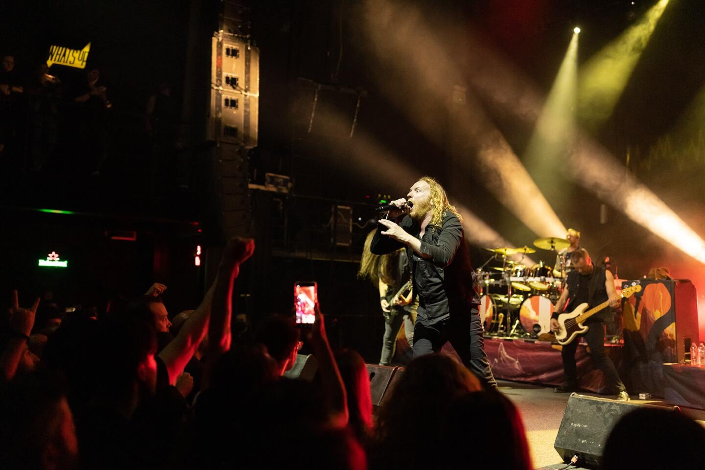 Στιγμιότυπο από τη συναυλία των Dark Tranquillity στην Αθήνα