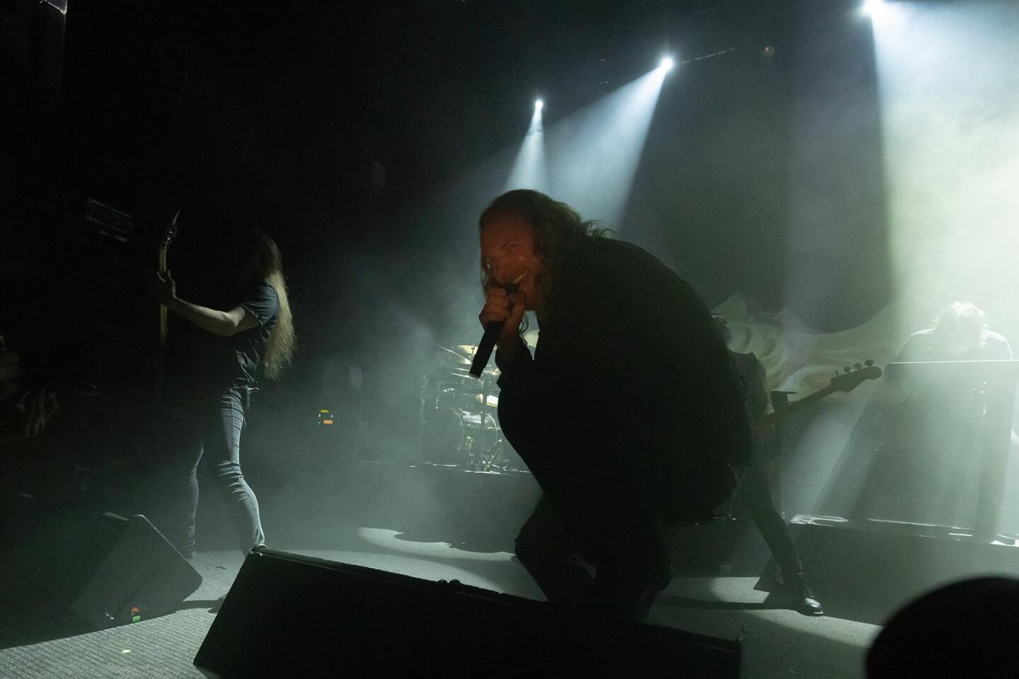 Στιγμιότυπο από τη συναυλία των Dark Tranquillity στην Αθήνα