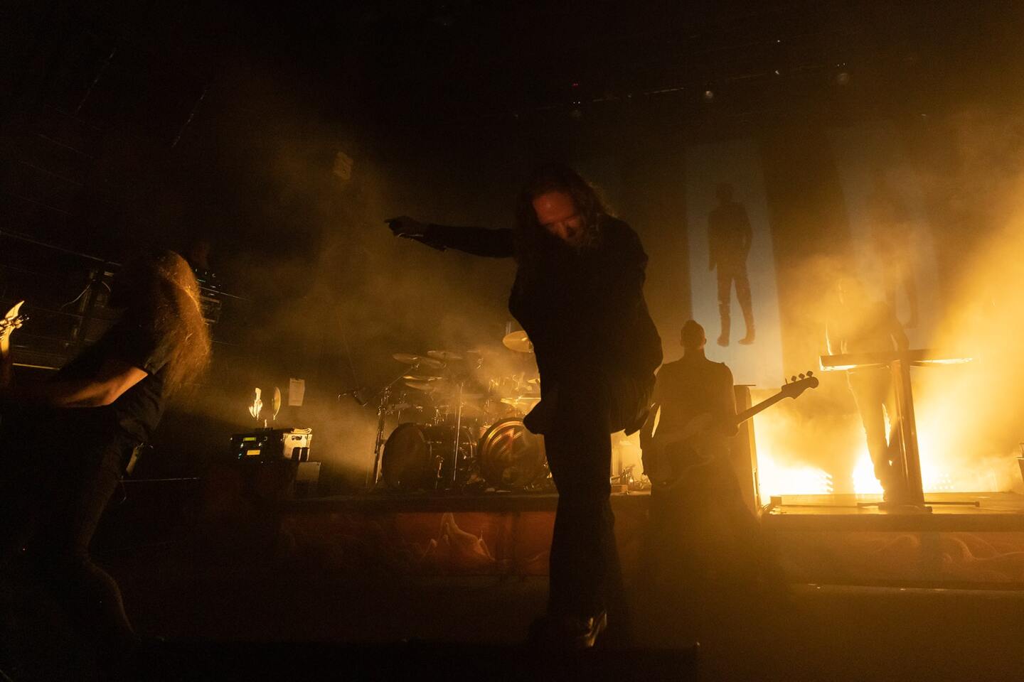 Στιγμιότυπο από τη συναυλία των Dark Tranquillity στην Αθήνα