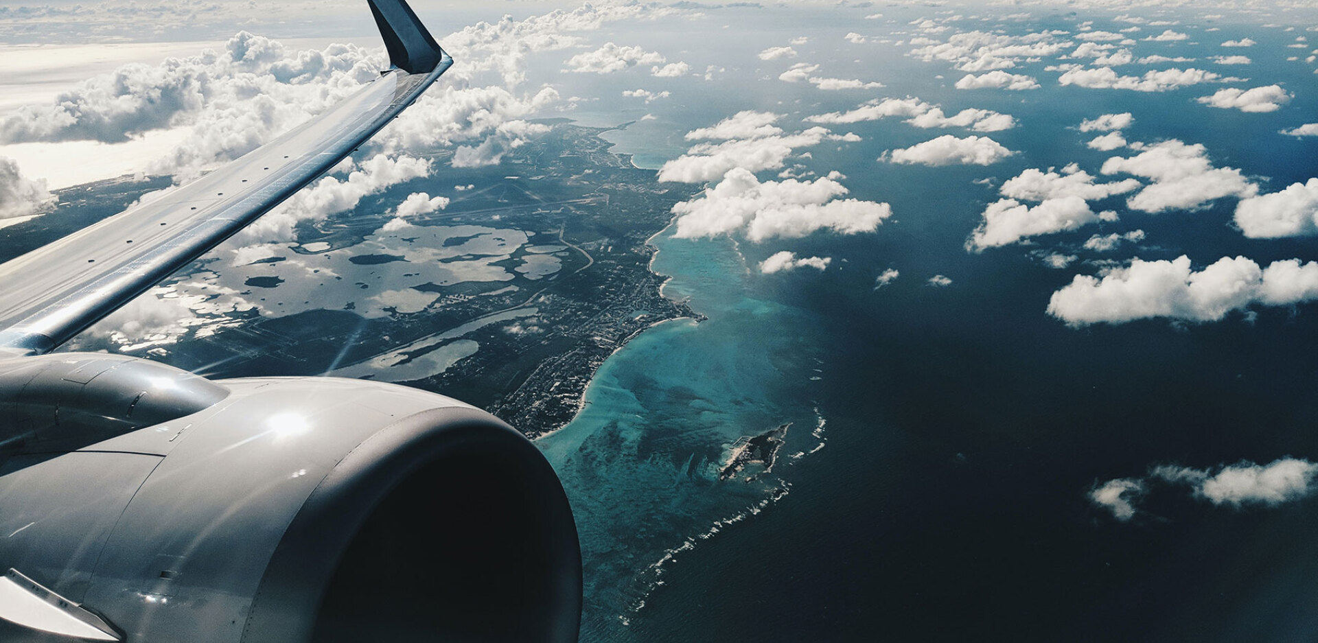 Φωτογραφία από ψηλά, μέσα από αεροπλάνο