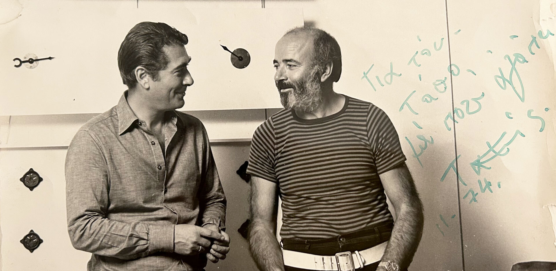 O Takis με τον Τάσο Ζουμπουλάκη