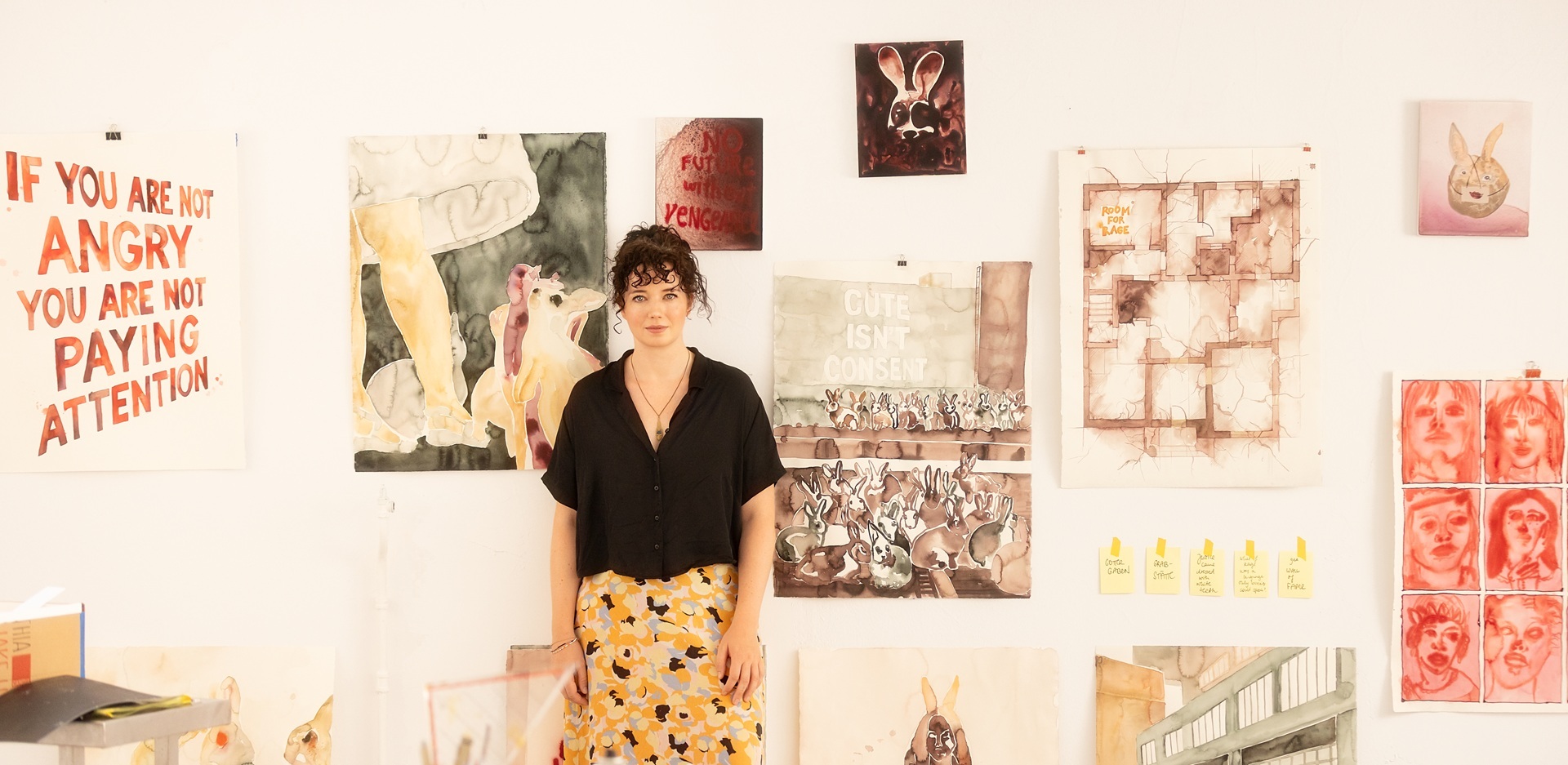 Η Μπιάνκα Κένεντι παρουσιάζει την έκθεση «It is safier burning» στην Γκαλερί Ζουμπουλάκη