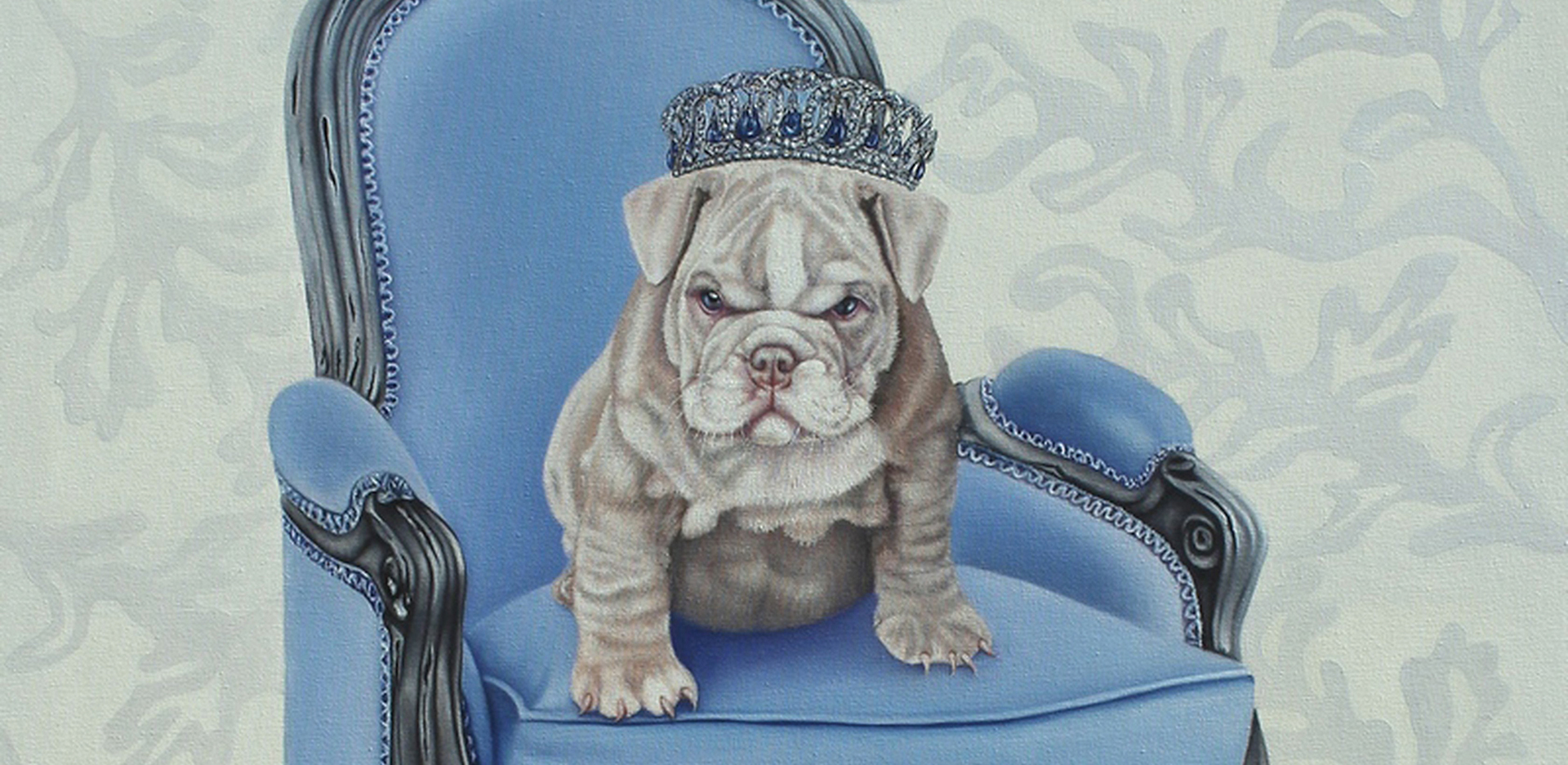 Έργο της Σοφίας Φωτιάδου από την ομαδική έκθεση  «Art  Your Pet», Εικαστικός Κύκλος  Sianti  Gallery 