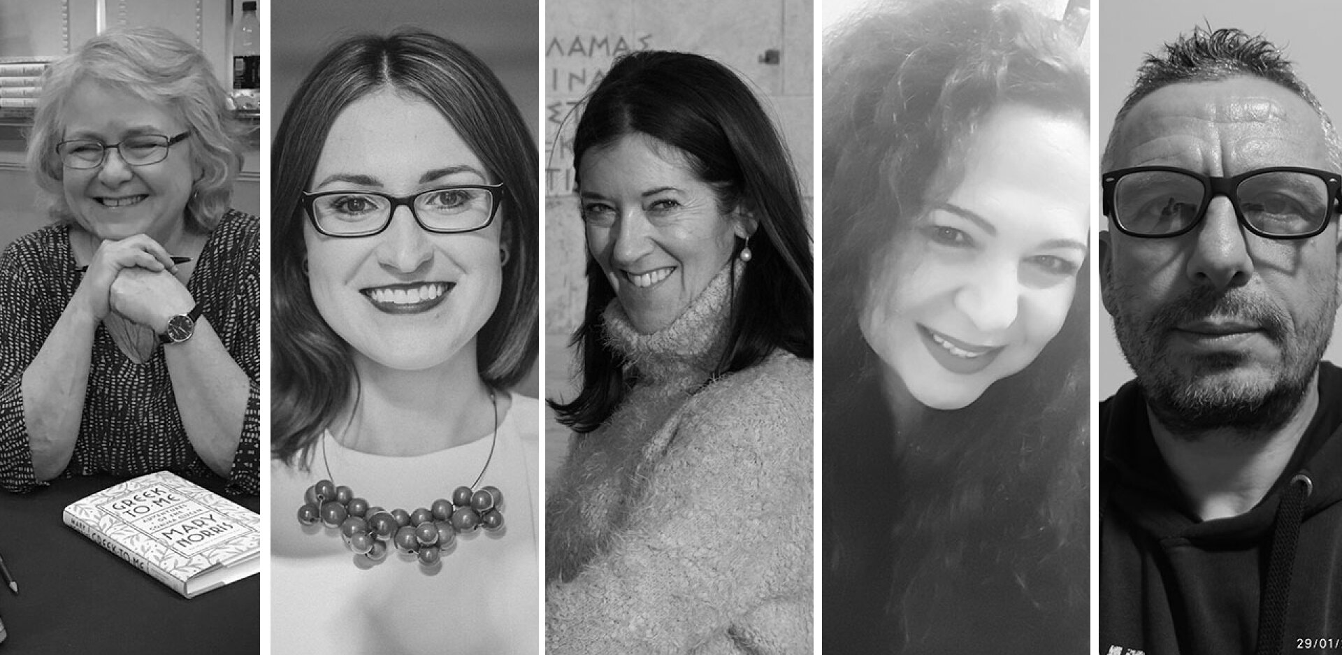 Mary Norris, Veronika Pleskotová, Victoria Hislop, Μπερίν Μυισλή, Almir Hoxhaj