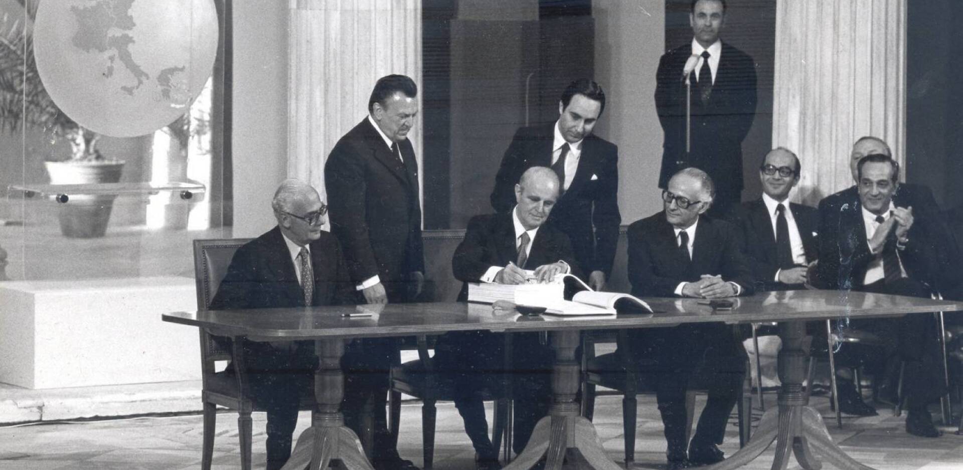 Κωνσταντίνος Καραμανλής / Υπογραφή συμφωνίας ένταξης στο Ζάππειο, 28 Μαΐου 1979