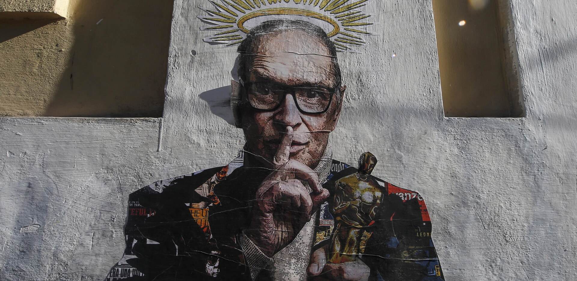 Τοιχογραφία του Ένιο Μορικόνε στην Ιταλία 