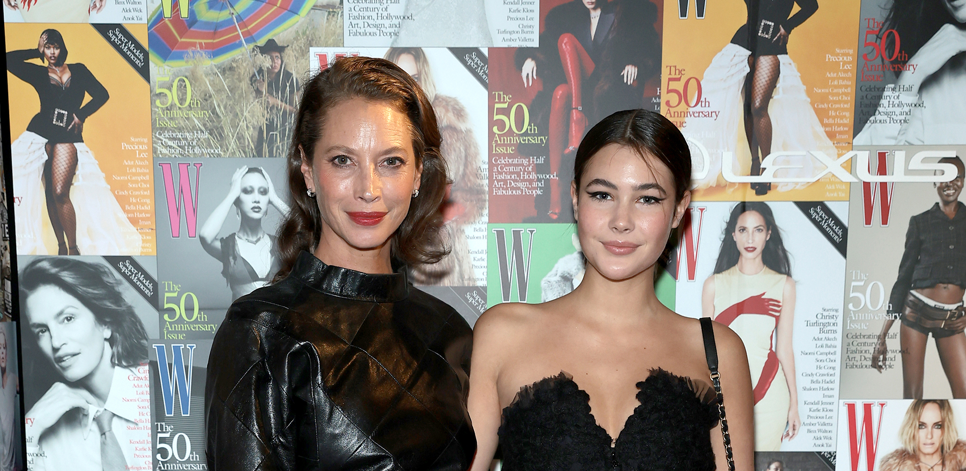 Η Κρίστι Τέρλινγκτον με την κόρη της,  Γκρέις Μπερνς © Dimitrios Kambouris/Getty Images for W Magazine