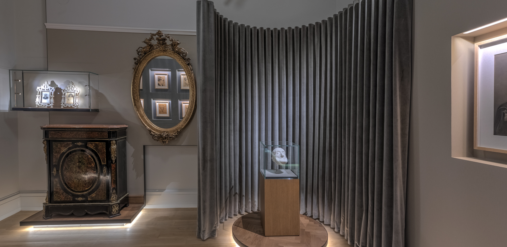 Άποψη από την έκθεση στο Αρχείο Καβάφη