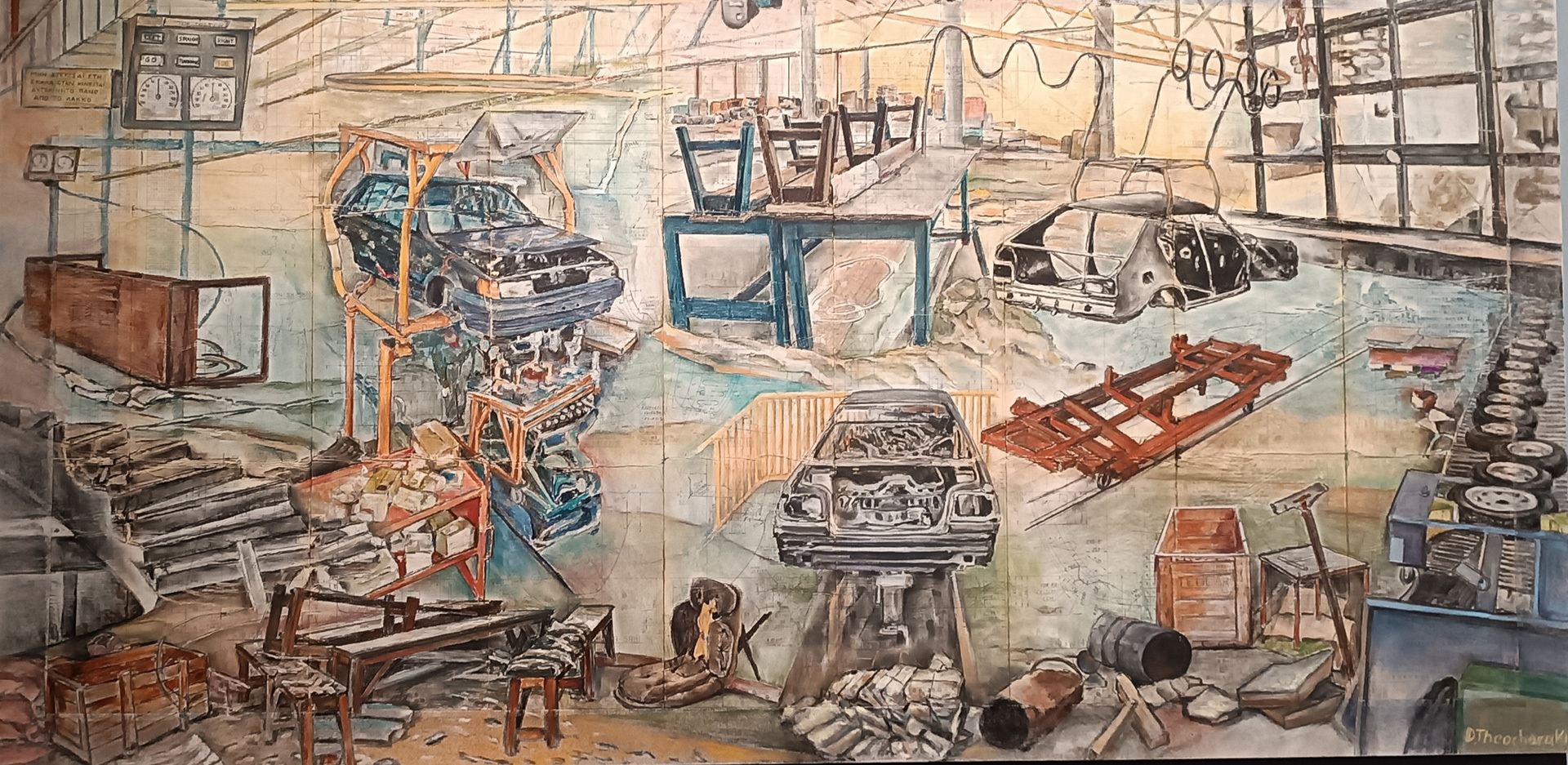 Η Ντένη Θεοχαράκη δίνει νέα ζωή στο εργαστάσιο ΤΕΟΚΑΡ ΑΒΕΕ