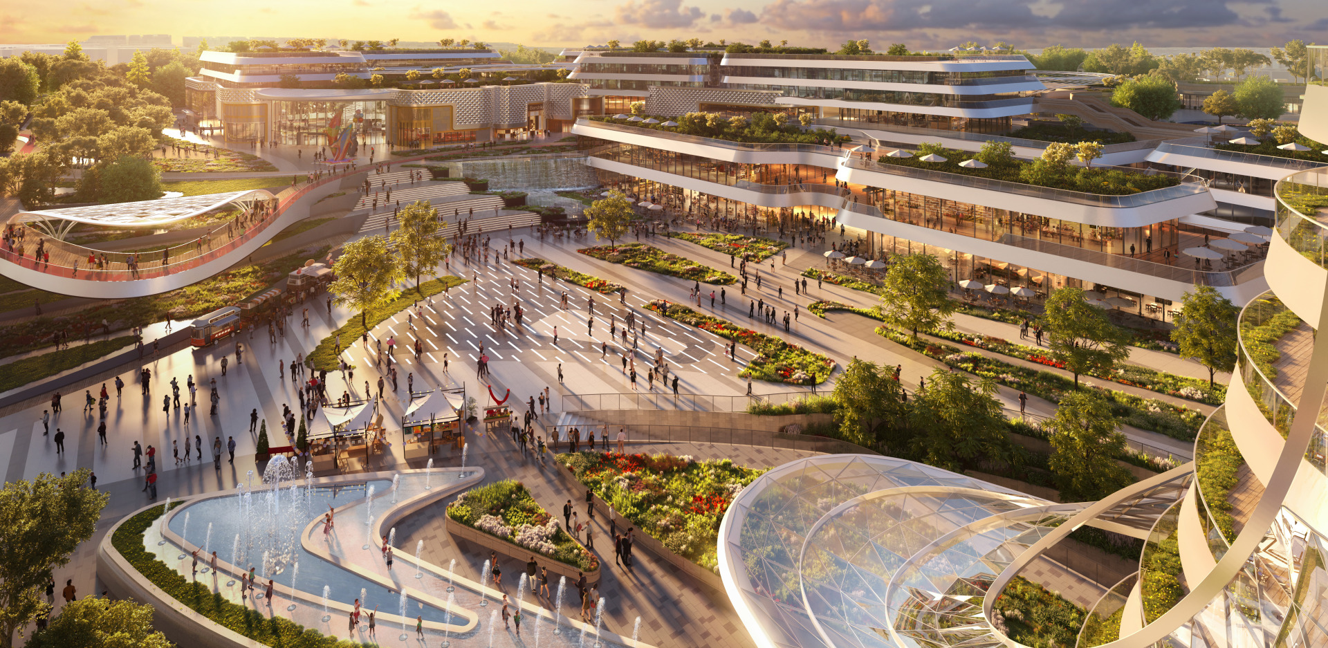 The Ellinikon Commercial Hub in collaboration with Aedas