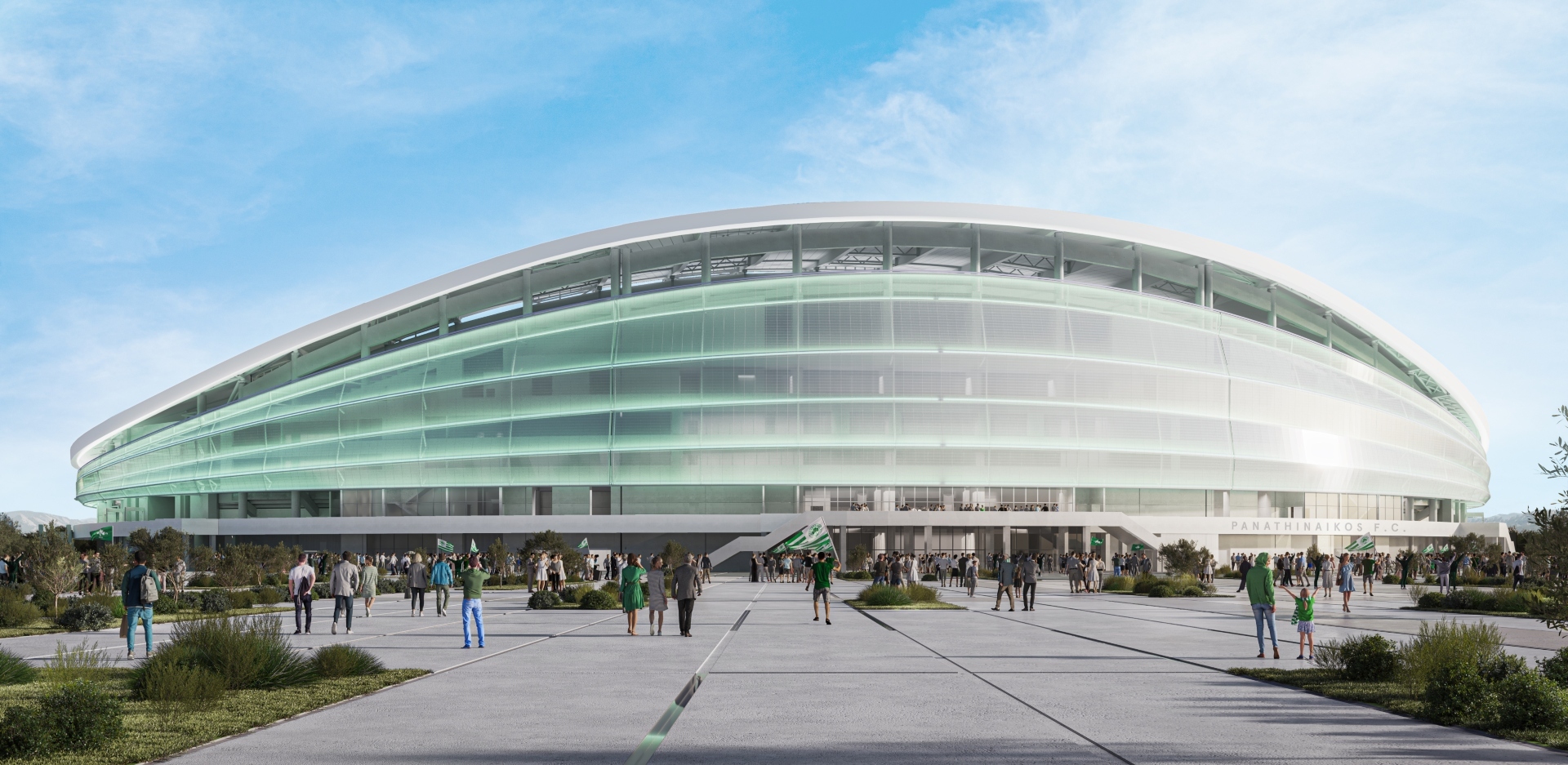 Η ψηφιακή μακέτα του νέου γηπέδου του Παναθηναϊκού στον Βοτανικό