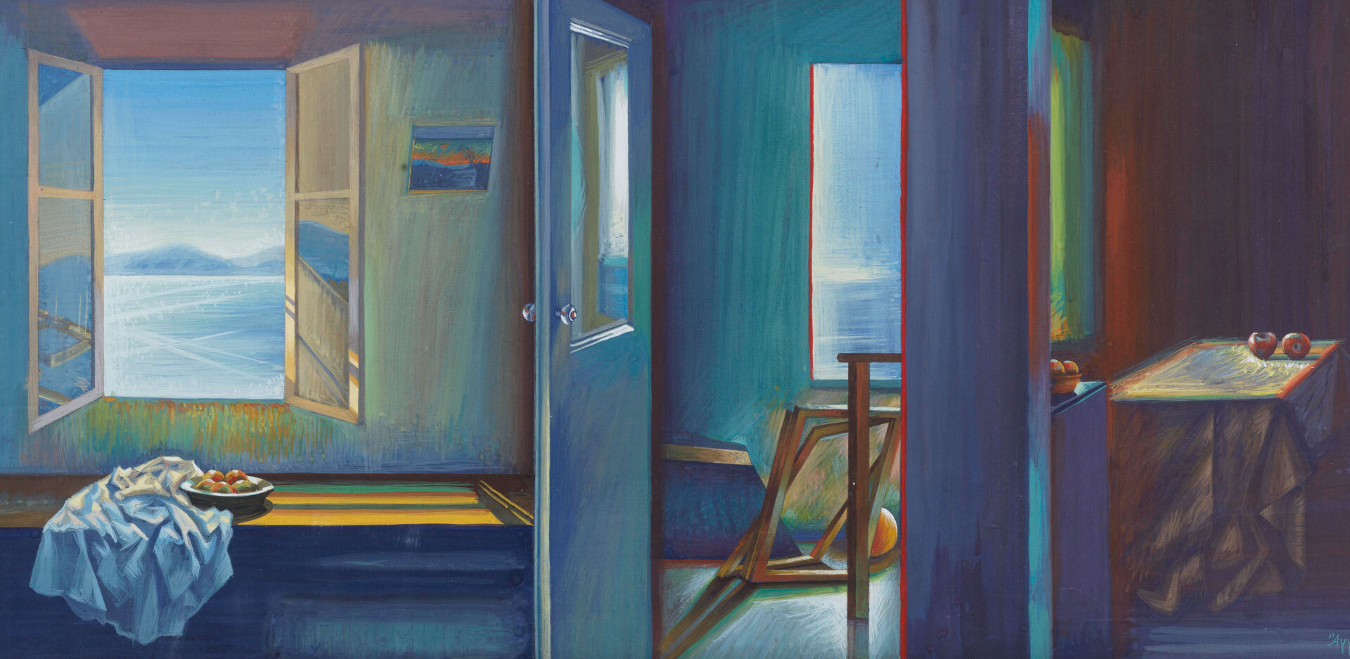 Άγγελος Ραζής | Εργαστήριο στον Μόλυβο, 1985