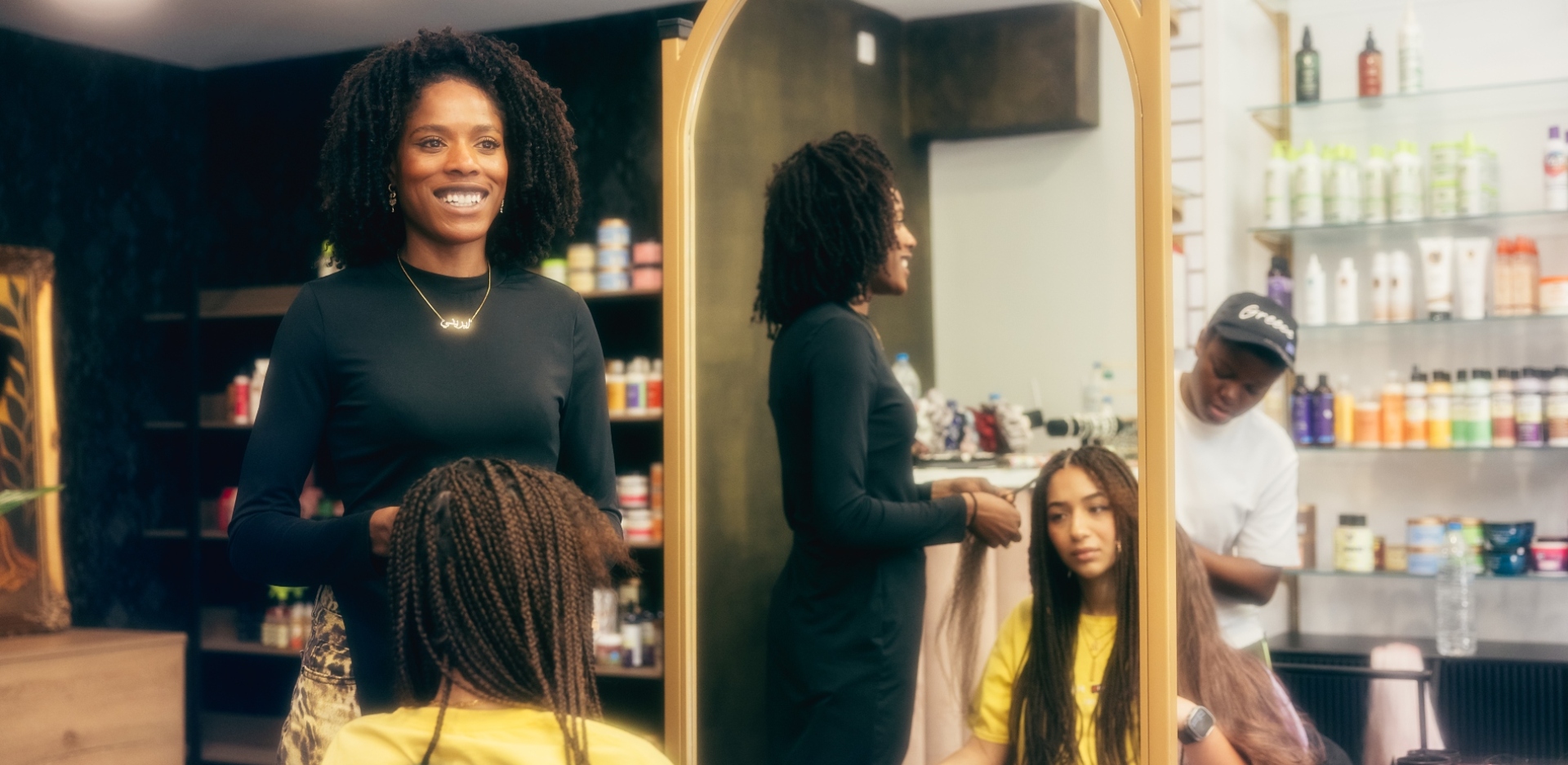 Hair dresser stylish