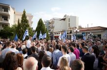 Ο Κυριάκος Μητσοτάκης στον Ασπρόπυργο