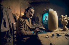 Έργο από τη έκθεση MAIF Deep Fake στην Superchief Gallery NFT