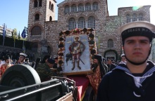 Στη λιτανεία του Αγίου Δημητρίου